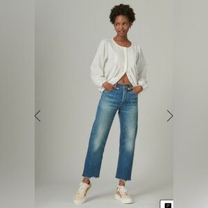 Women's Lucky Brand 90’s Loose High Rise Crop 27 EUC